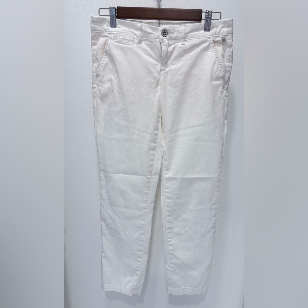 Anthropologie Pilcro and the Letterpress White Chino Pants Hyphen Fit - Size 26P